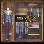 Χριστουγεννιάτικο αυτοκόλλητο HAPPY NEW YEAR 2025