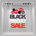 Αυτοκολλητο Εκπτωσεων BLACK FRIDAY CIRCLES