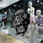 Αυτοκολλητο Εκπτωσεων BLACK FRIDAY HURRY