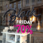 Αυτοκολλητο Εκπτωσεων BLACK FRIDAY MELT