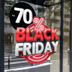 Αυτοκολλητο Εκπτωσεων BLACK FRIDAY NEON 3
