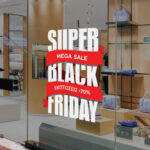 Αυτοκολλητο Εκπτωσεων BLACK FRIDAY SUPER