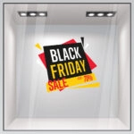 Αυτοκολλητο Εκπτωσεων BLACK FRIDAY 2