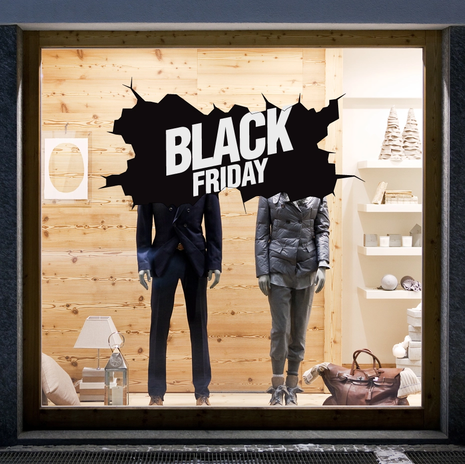 Αυτοκολλητο Εκπτωσεων BLACK FRIDAY BREAK