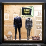Αυτοκολλητο Εκπτωσεων BLACK FRIDAY NEON 1