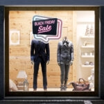 Αυτοκολλητο Εκπτωσεων BLACK FRIDAY NEON 2