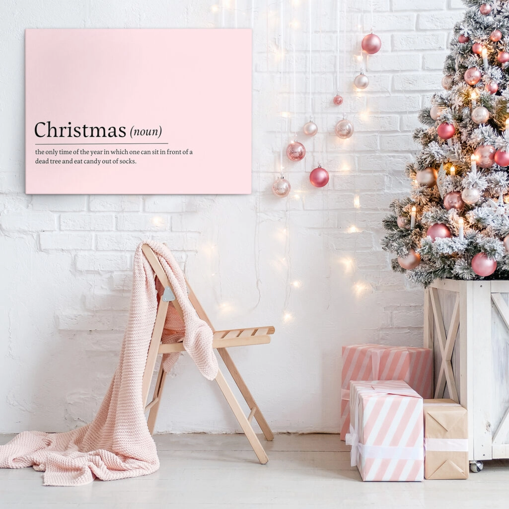 Πινακας σε καμβά CHRISTMAS NOUN