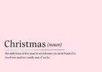 Πινακας σε καμβά CHRISTMAS NOUN