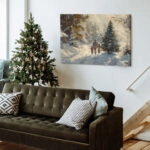 Πινακας σε καμβά CHRISTMAS WALK