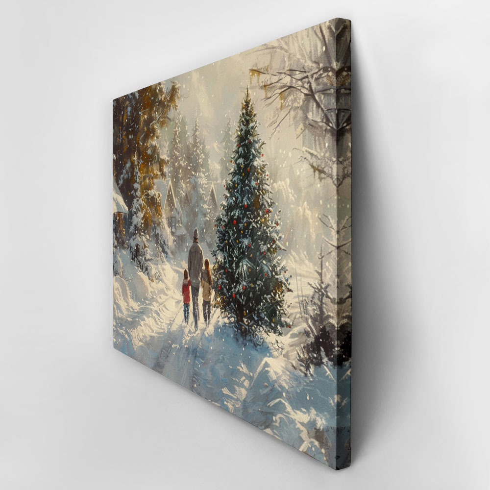 Πινακας σε καμβά CHRISTMAS WALK