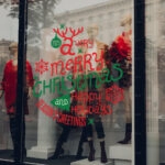 Χριστουγεννιάτικο αυτοκόλλητο HAPPY HOLIDAYS