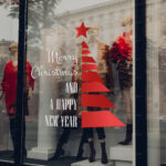Χριστουγεννιάτικο αυτοκόλλητο HAPPY NEW YEAR TREE