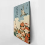 Πινακας σε καμβά HOKUSAI - COUCOU ET AZALEES