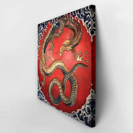Πίνακας σε καμβά HOKUSAI - DRAGON - Hokusai Katsushika Sticky 3