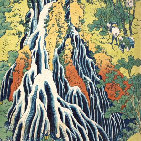 Πινακας σε καμβά HOKUSAI - KIRIFURI FALL AT KUROKAMI MOUNT - Hokusai Katsushika Sticky 5