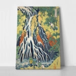 Πινακας σε καμβά HOKUSAI - KIRIFURI FALL AT KUROKAMI MOUNT