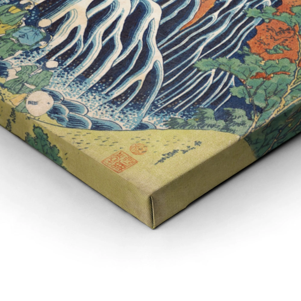 Πινακας σε καμβά HOKUSAI - KIRIFURI FALL AT KUROKAMI MOUNT
