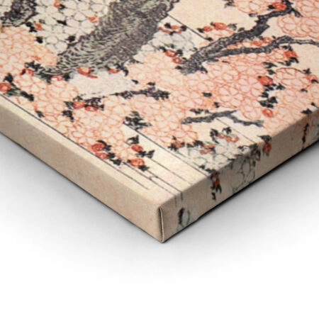 Πίνακας Πανοραμικός σε καμβά HOKUSAI - MOUNT FUJI BEHIND CHERRY TREES - Hokusai Katsushika Sticky 2