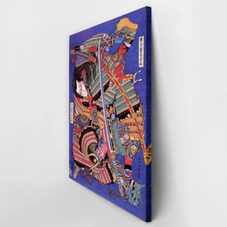Πινακας σε καμβά HOKUSAI - THE KENGORO WARRIOR - Hokusai Katsushika Sticky 3