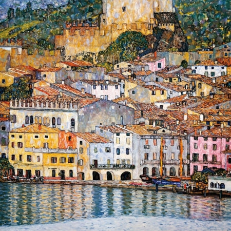 Πίνακας σε καμβά KLIMT - MALCESINE LAKE GARDA - Gustav Klimt Sticky 5