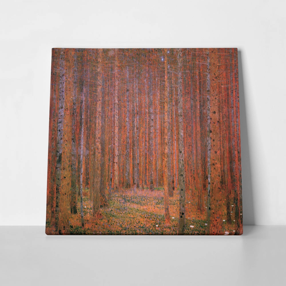 Πίνακας σε καμβά KLIMT - TANNENWALD