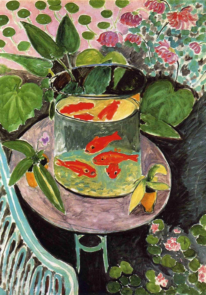 Πινακας σε καμβά MATISSE - GOLDFISH