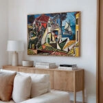 Πινακας σε καμβά PICASSO - MEDITERRANEAN LANDSCAPE