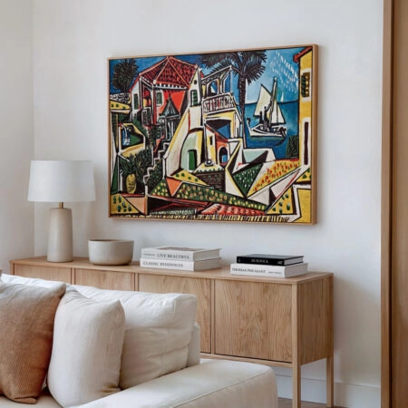 Πινακας σε καμβά PICASSO - MEDITERRANEAN LANDSCAPE