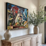 Πινακας σε καμβά PICASSO - MEDITERRANEAN LANDSCAPE
