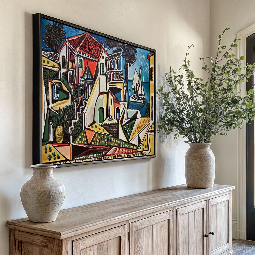 Πινακας σε καμβά PICASSO - MEDITERRANEAN LANDSCAPE