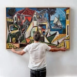 Πινακας σε καμβά PICASSO - MEDITERRANEAN LANDSCAPE