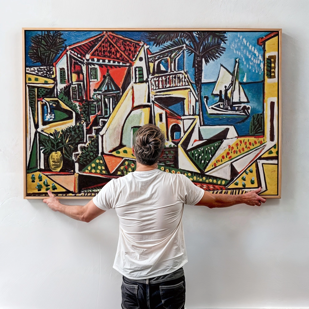 Πινακας σε καμβά PICASSO - MEDITERRANEAN LANDSCAPE
