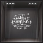 Χριστουγεννιάτικο αυτοκόλλητο MERRY CHRISTMAS WISH