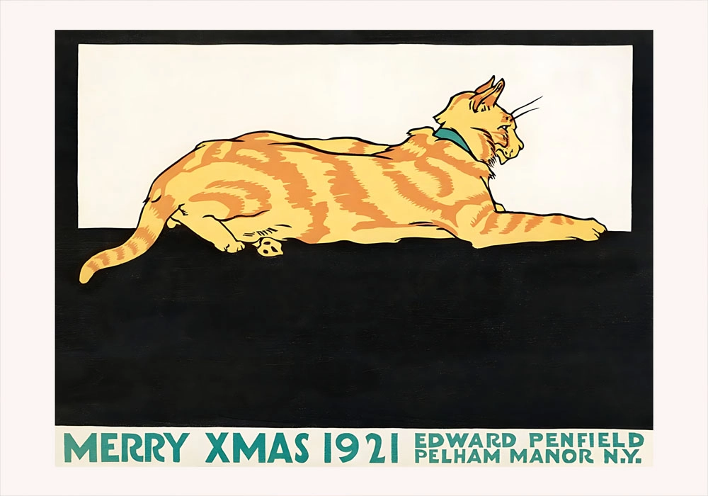 Πινακας σε καμβά MERRY XMAS EDWARD PENFIELD