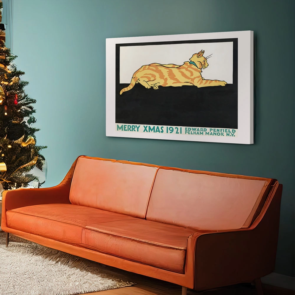 Πινακας σε καμβά MERRY XMAS EDWARD PENFIELD
