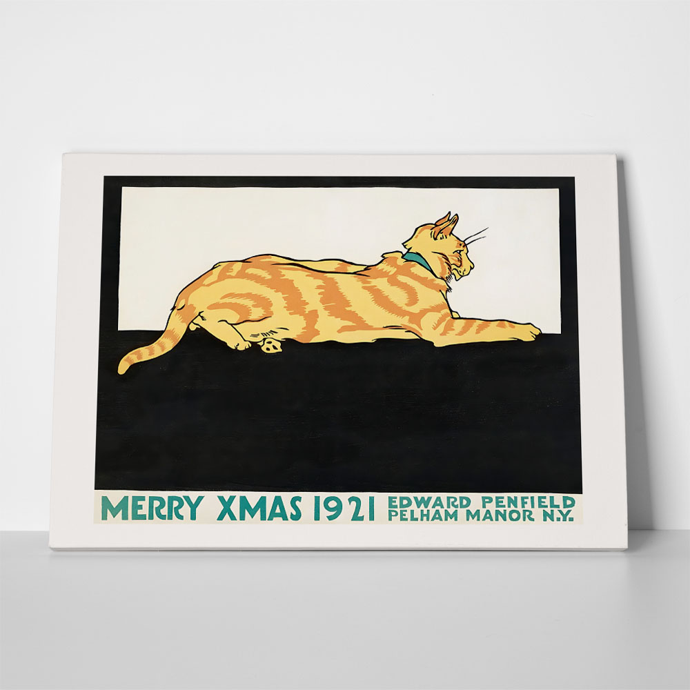 Πινακας σε καμβά MERRY XMAS EDWARD PENFIELD