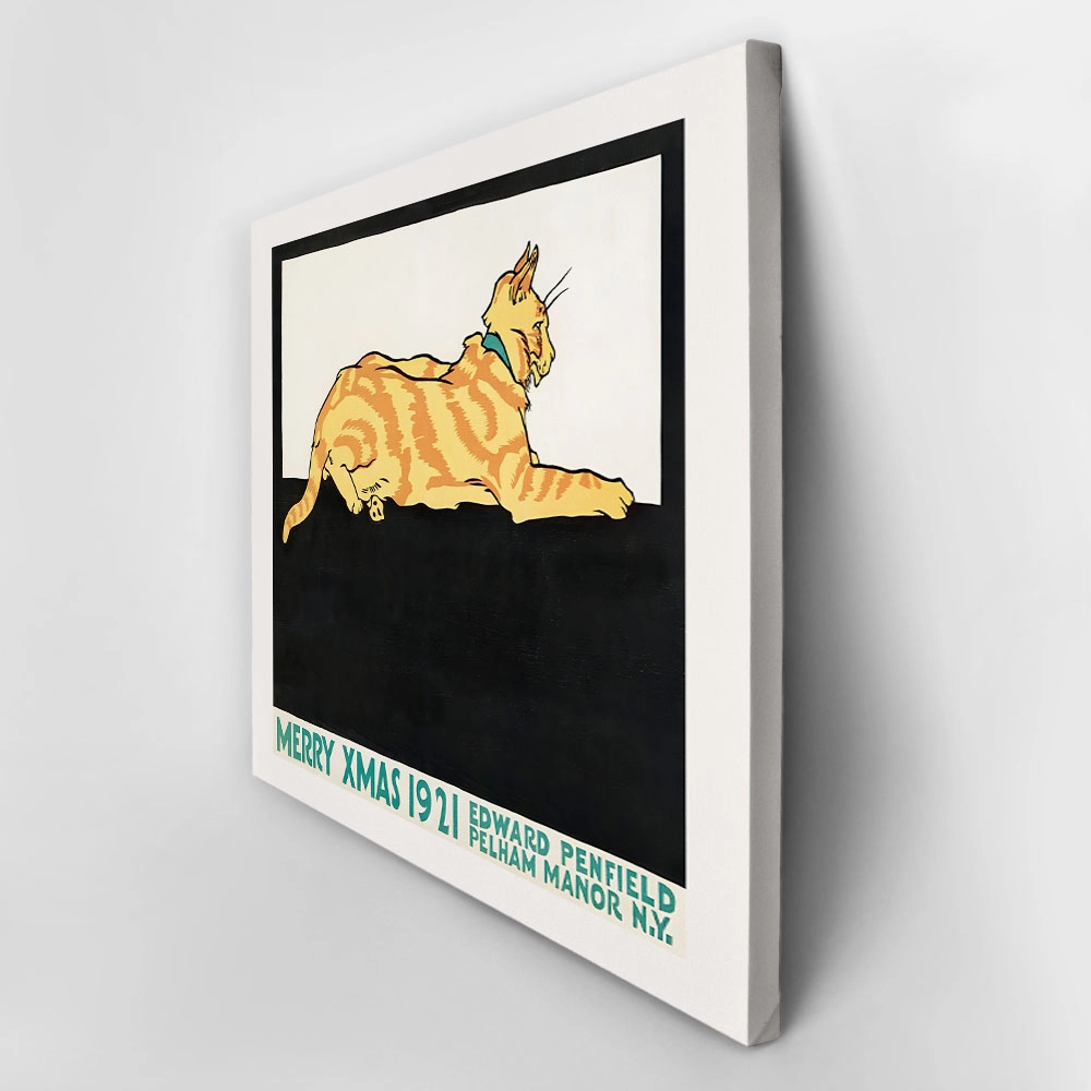 Πινακας σε καμβά MERRY XMAS EDWARD PENFIELD