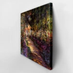 Πίνακας σε καμβά MONET - A PATHWAY IN MONET'S GARDEN GIVERNY