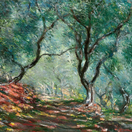 Πινακας σε καμβά MONET - OLIVE TREE IN MORENO GARDEN - Monet Claude Sticky 6