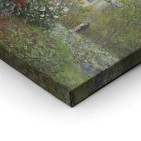 Πινακας σε καμβά MONET - THE ARTIST'S GARDEN IN ARGENTEUIL - Monet Claude Sticky 2