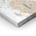 Πίνακας Τετράγωνος PASTEL EUROPE MAP