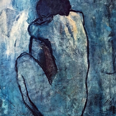 Πινακας σε καμβά PICASSO - BLUE NUDE - Pablo Picasso Sticky 5