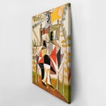 Πινακας σε καμβά PICASSO - FEMME AU JARDIN