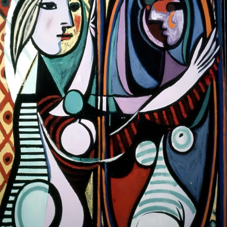 Πινακας σε καμβά PICASSO - GIRL BEFORE A MIRROR - Pablo Picasso Sticky 5