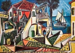 Πινακας σε καμβά PICASSO - MEDITERRANEAN LANDSCAPE