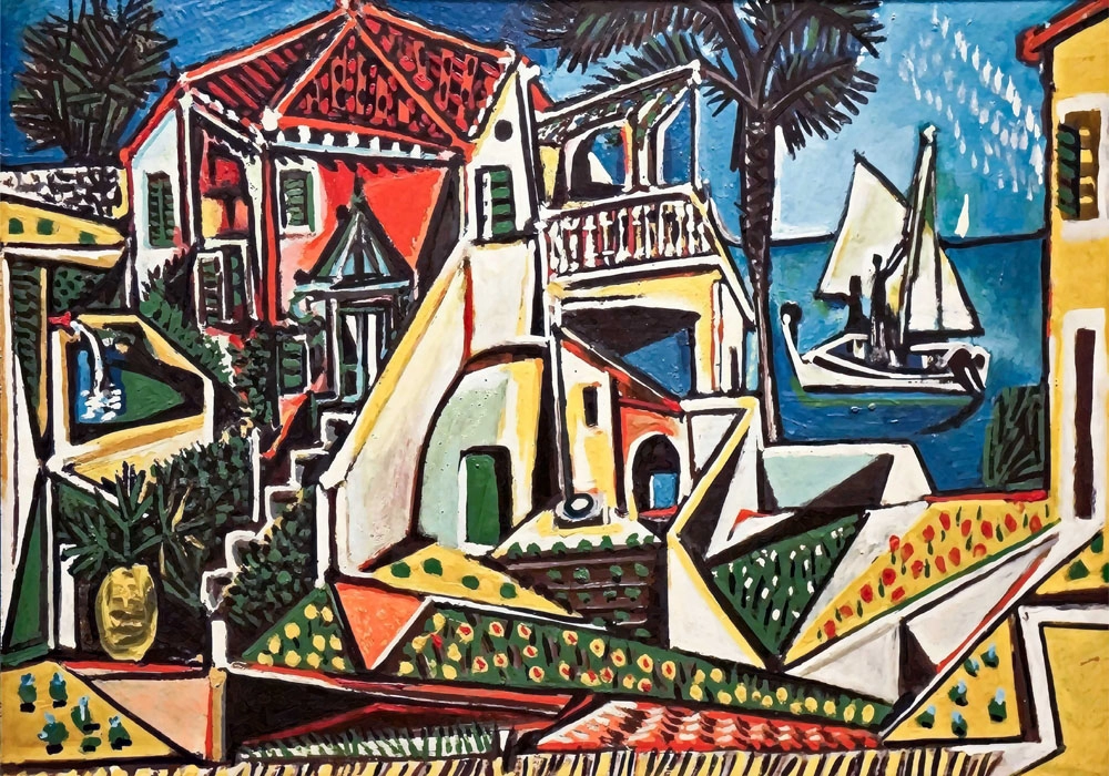 Πινακας σε καμβά PICASSO - MEDITERRANEAN LANDSCAPE