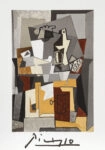 Πινακας σε καμβά PICASSO - NATURE MORTE A LA PORTE ET A LA CLEF