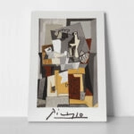 Πινακας σε καμβά PICASSO - NATURE MORTE A LA PORTE ET A LA CLEF
