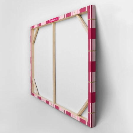Πινακας σε καμβά PINK CHRISTMAS GIFT PAPER - Χριστουγεννιάτικοι Πίνακες Sticky 4