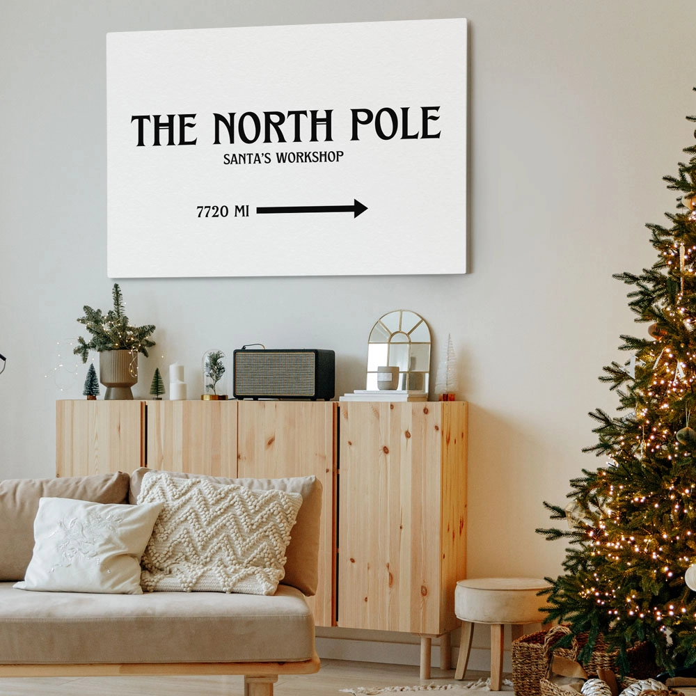 Πινακας σε καμβά THE NORTH POLE